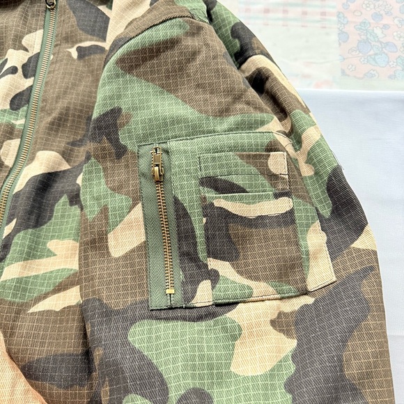 Camouflage Reversible Jacket 2way y2k - Picture 6 of 8